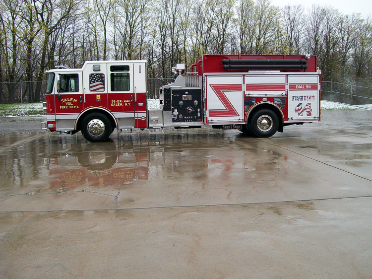 Pierce apparatus delivery for Salem Vol. Fire Department