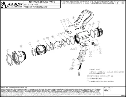 Style 2126 2127 Parts List mfg after May 2019 PDF preview