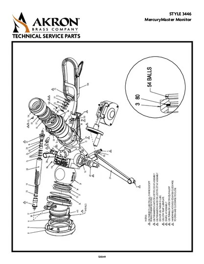 Style 3446 Parts List PDF preview