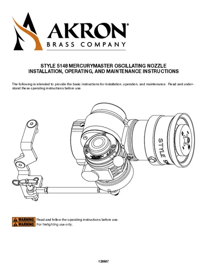 Style 5148 Operating Instructions PDF preview