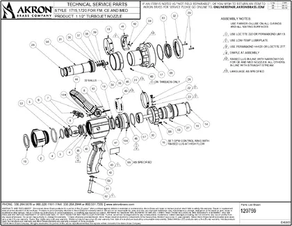 Style 1715 1720 Parts List Mfg 2008 May 2019 PDF preview