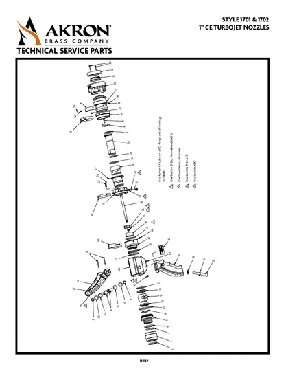 Style 1701 1702 Parts List 1 CE PDF preview