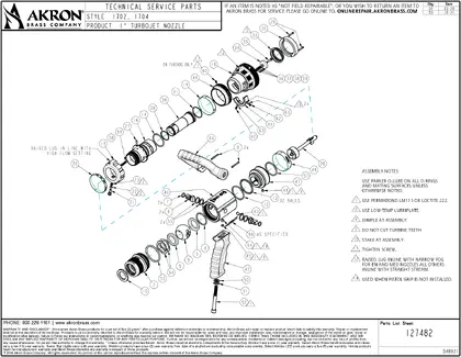 Style 1702 1704 Parts List mfg after July 2019 PDF preview