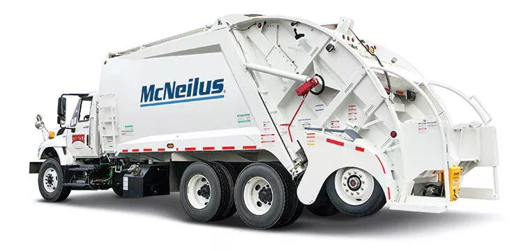 Tag axle rear loader