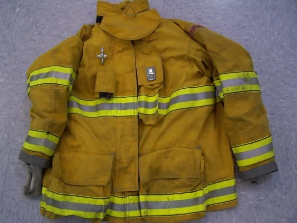 Clean turnout gear displayed for Turnout Express services