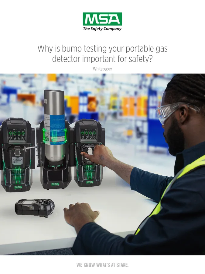Bump testing white paper cover