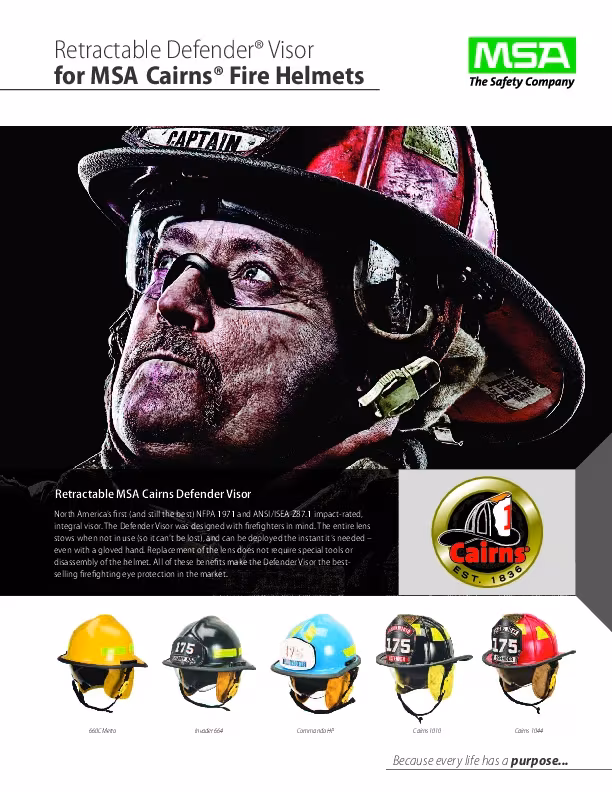 Defender visor bulletin cover