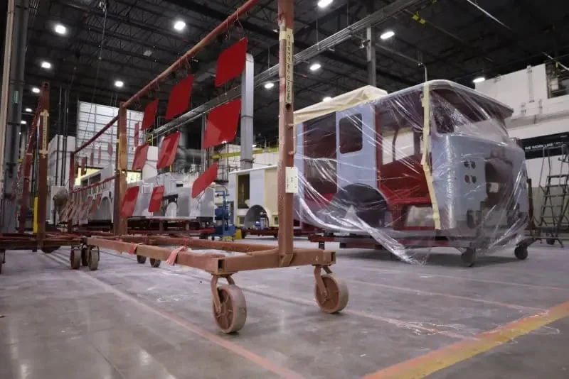 Pierce paint facility components