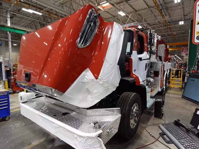 Bennington FC NY truck in production