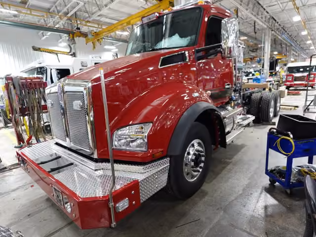 Shelter Island NY truck in production
