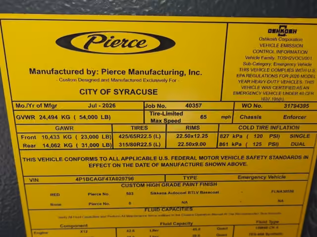 Syracuse NY job 40357 production image
