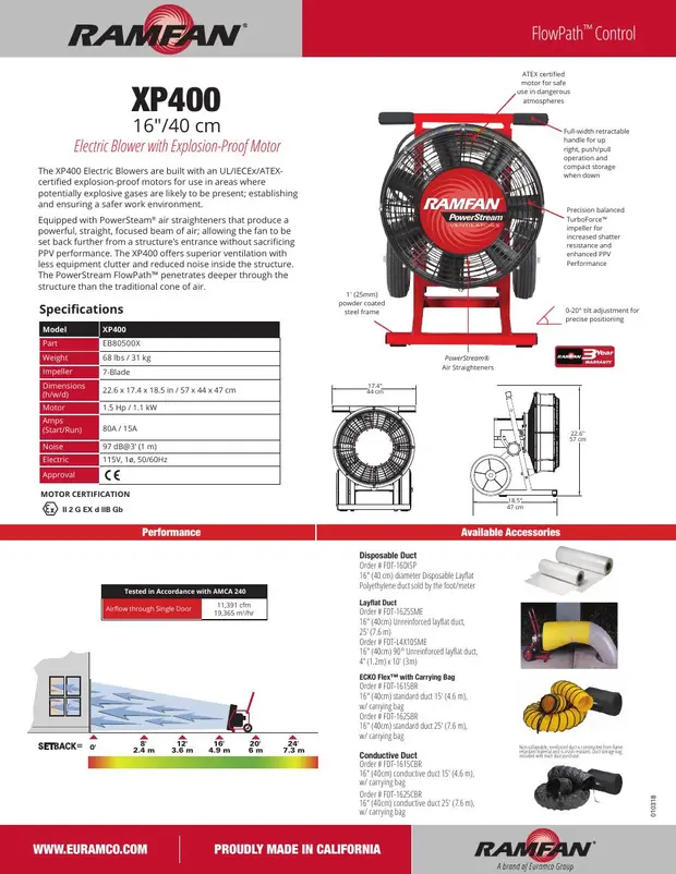 XP400 Data Sheet.pdf cover