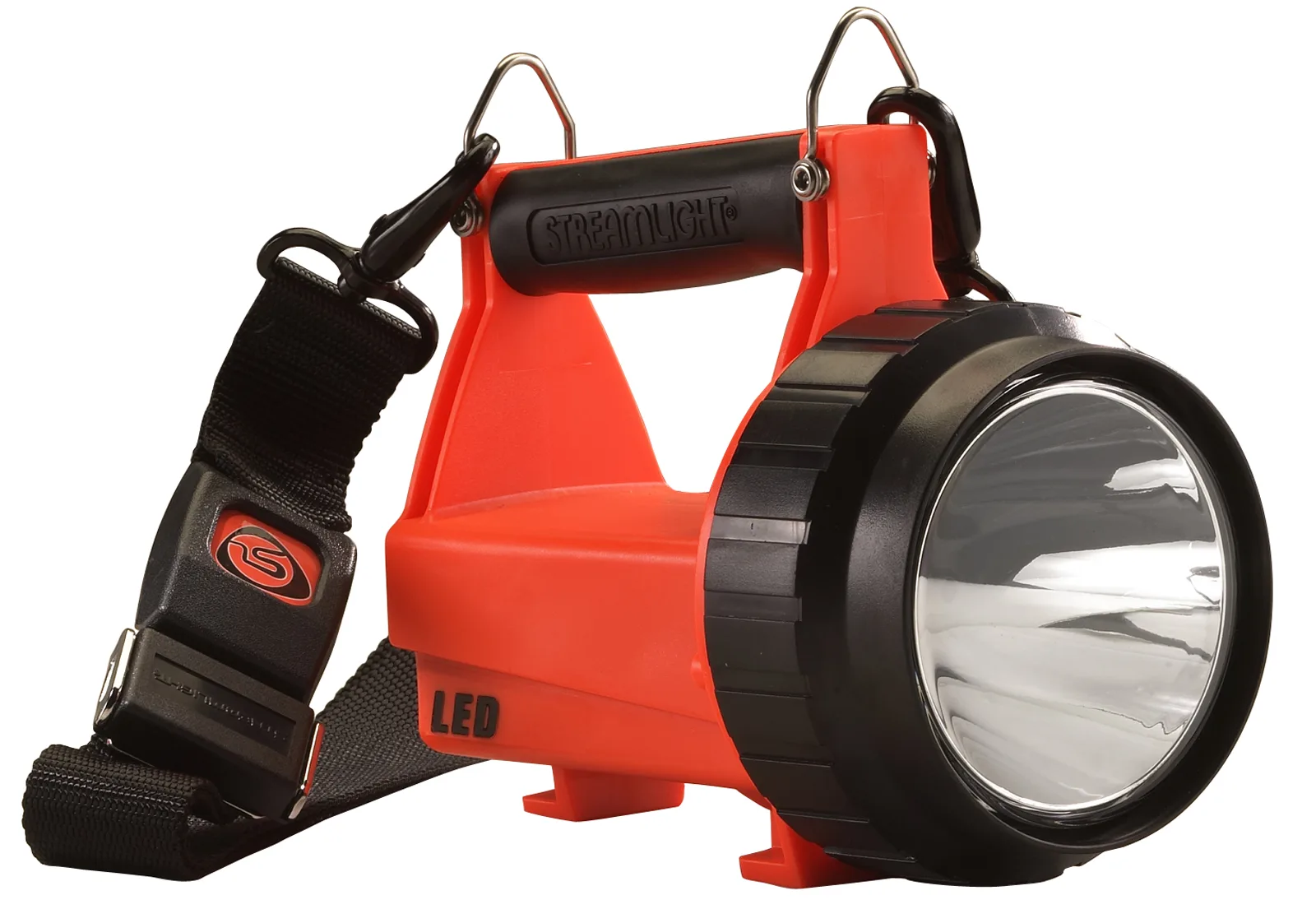 Fire Vulcan LED Vehicle Mount System - 12V DC - Includes quick release shoulder strap & direct wire rack - Orange