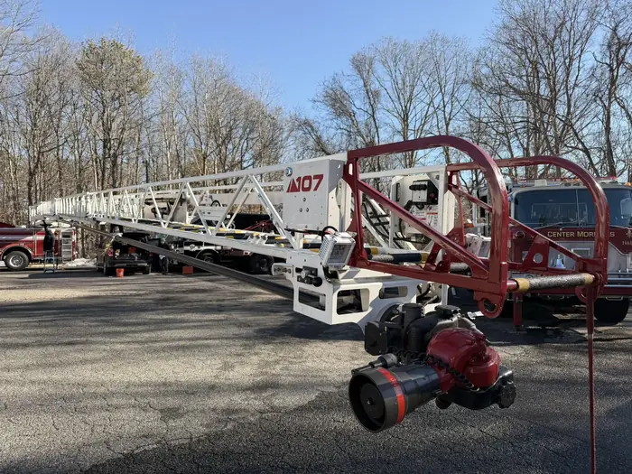 Ground ladder testing at Firematic