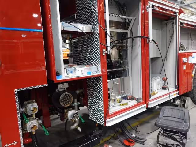 Danbury Fire Department, CT production progress photo from April 11, 2026 (img-013)