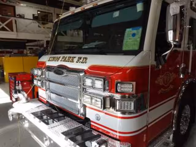 Kings Park Fire District, NY truck in production archive