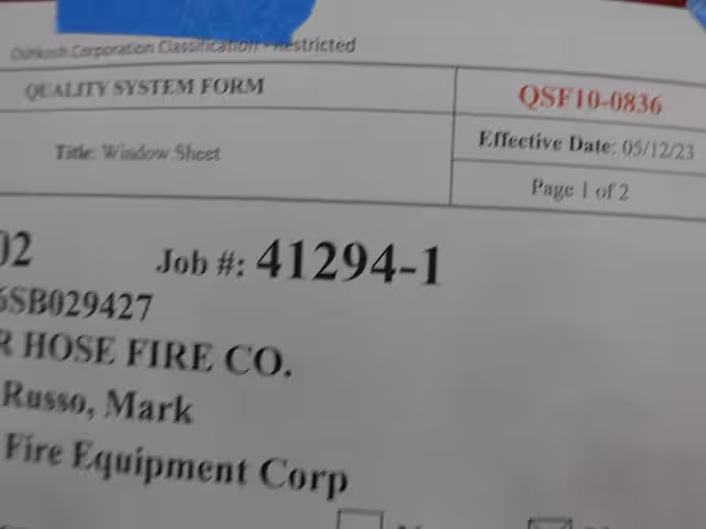 Miller Hose Fire Co., NY report April 03, 2026