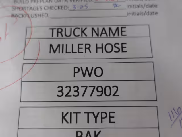Miller Hose Fire Co., NY production progress photo from April 4, 2026 (img-025)