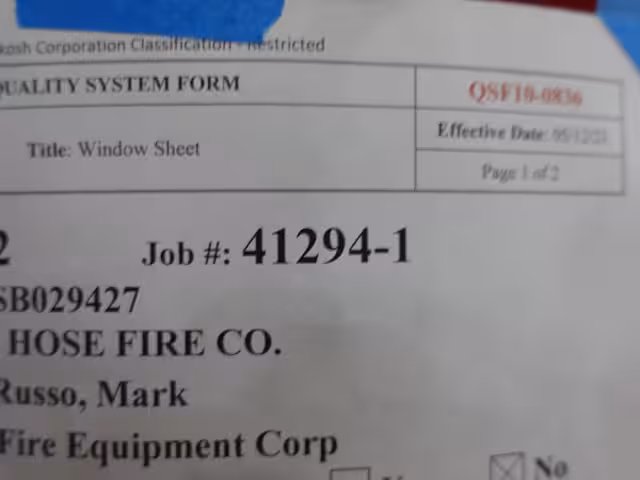 Miller Hose Fire Co., NY report April 18, 2026
