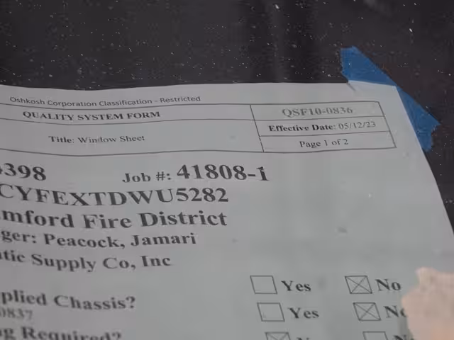 Mumford Fire District, NY production progress photo from April 4, 2026 (img-006)