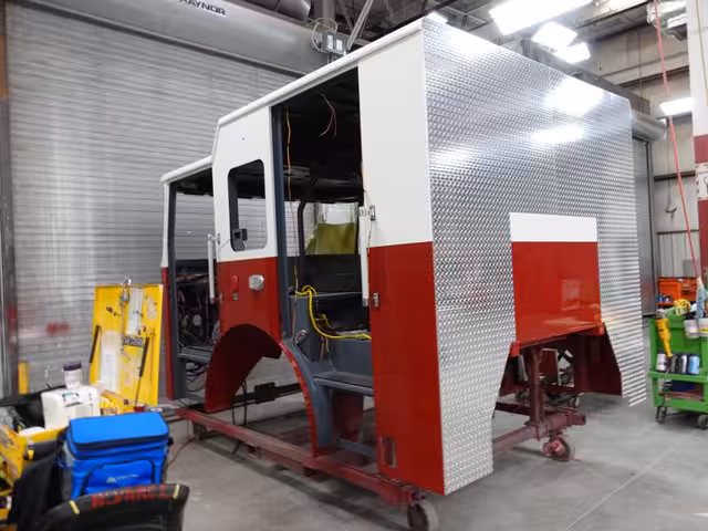 Village of Painted Post Fire Department, NY production progress photo from January 31, 2026 (img-008)