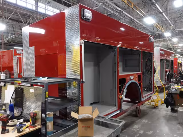 Village of Painted Post Fire Department, NY production progress photo from February 7, 2026 (img-022)