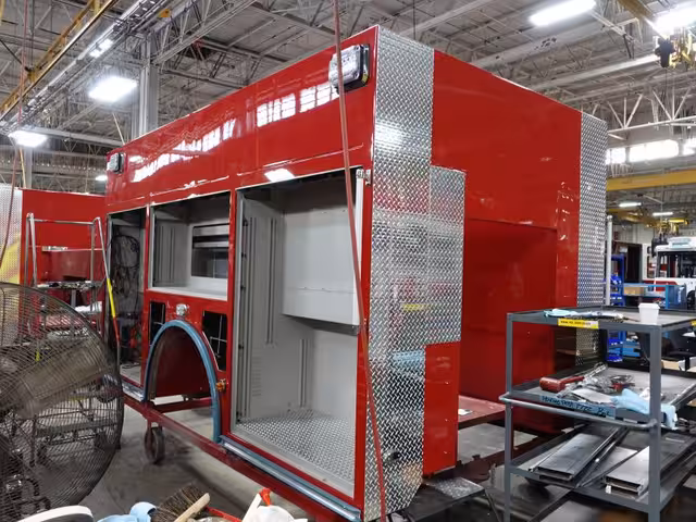 Village of Painted Post Fire Department, NY production progress photo from February 7, 2026 (img-026)