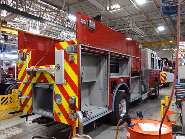 Village of Painted Post Fire Department, NY production progress photo from February 14, 2026 (img-013)