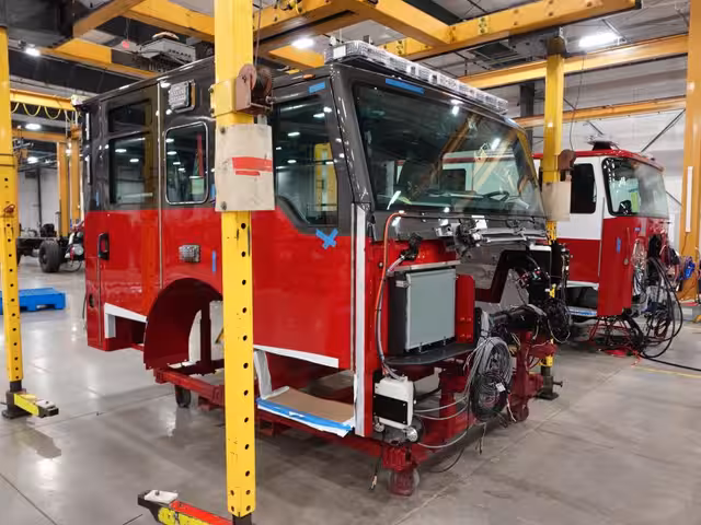 Twin District Volunteer Fire Company, NY (Truck 1) production progress photo from April 18, 2026 (img-010)