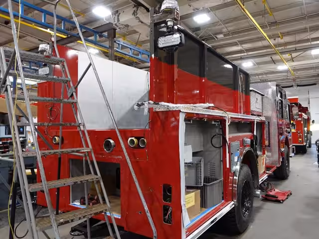 Twin District Volunteer Fire Company, NY (Truck 1) production progress photo from April 25, 2026 (img-015)