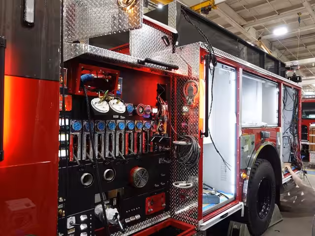 Twin District Volunteer Fire Company, NY (Truck 1) production progress photo from May 2, 2026 (img-010)