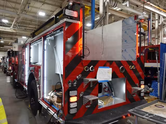Twin District Volunteer Fire Company, NY (Truck 1) production progress photo from May 2, 2026 (img-011)
