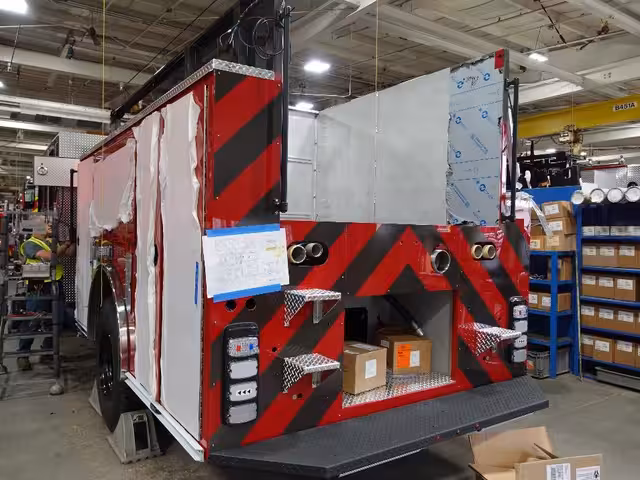 Twin District Volunteer Fire Company, NY (Truck 2) production progress photo from May 2, 2026 (img-010)