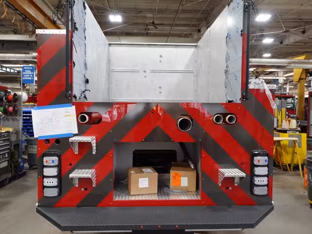 Twin District Volunteer Fire Company, NY (Truck 2) production progress photo from May 2, 2026 (img-011)