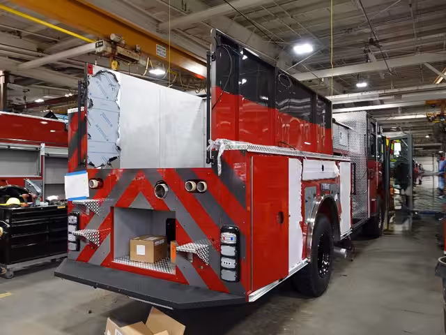 Twin District Volunteer Fire Company, NY (Truck 2) production progress photo from May 2, 2026 (img-013)