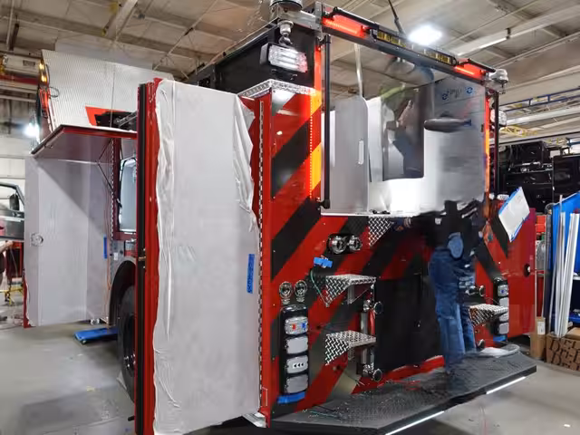 Twin District Volunteer Fire Company, NY (Truck 2) production progress photo from May 9, 2026 (img-011)