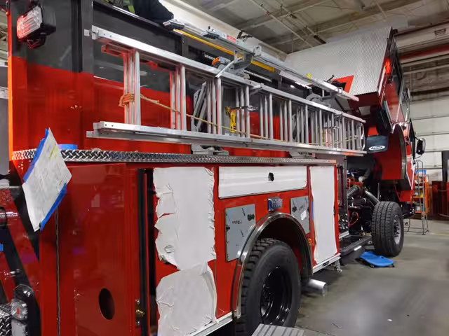 Twin District Volunteer Fire Company, NY (Truck 2) production progress photo from May 9, 2026 (img-012)