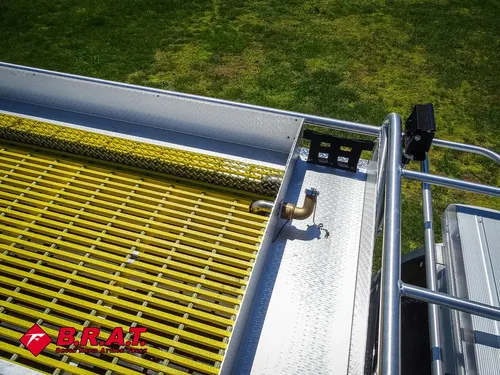 Rear deck side rail and top-mounted light brackets.