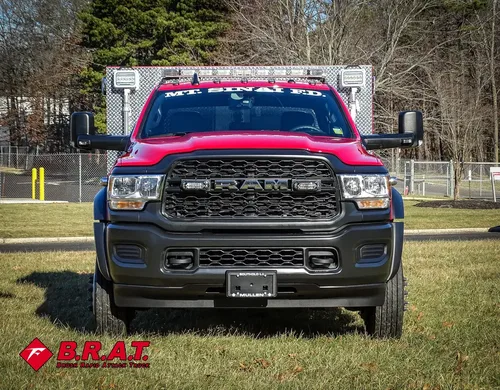 Head-on front view showing grille, headlights, and bumper.