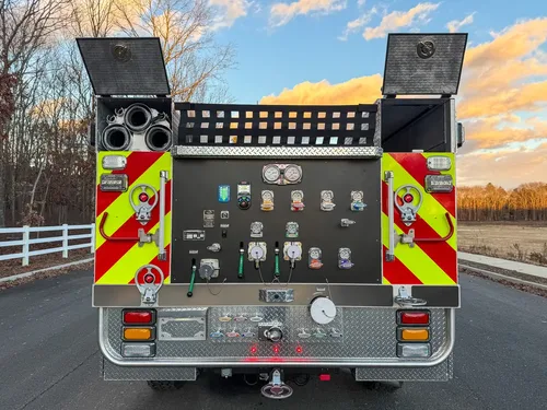 Rear control panel with both side doors open.