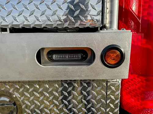 Red brush truck exterior or equipment detail, photo 26 of 97.