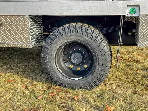 Red brush truck exterior or equipment detail, photo 95 of 97.