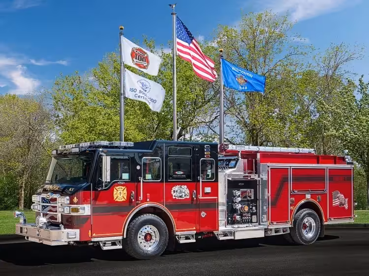 Pierce Velocity Pumper exterior view