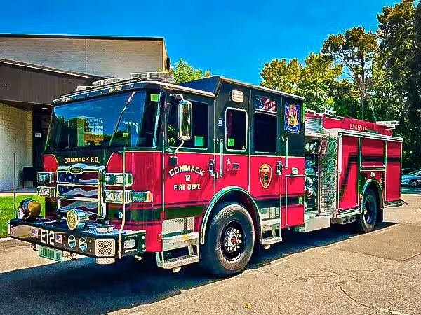 Pierce Enforcer Pumper exterior view