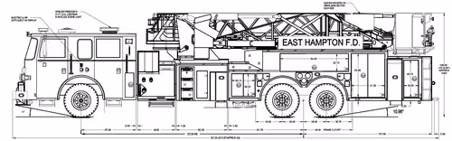 Pierce Enforcer Tanker exterior view