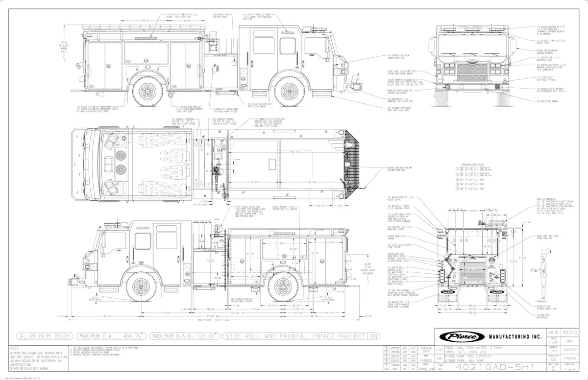 Drawing preview for Pierce Impel Pumper