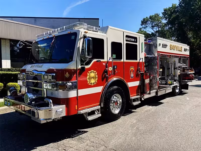 Pierce Velocity Rescue Pumper exterior view