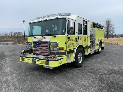 Beukendaal Pierce Enforcer pumper front-left exterior view