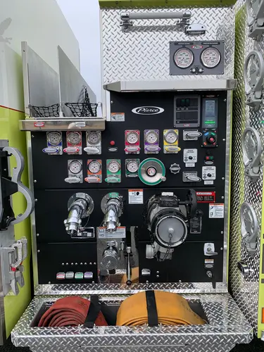 Beukendaal Pierce Enforcer pumper pump panel controls