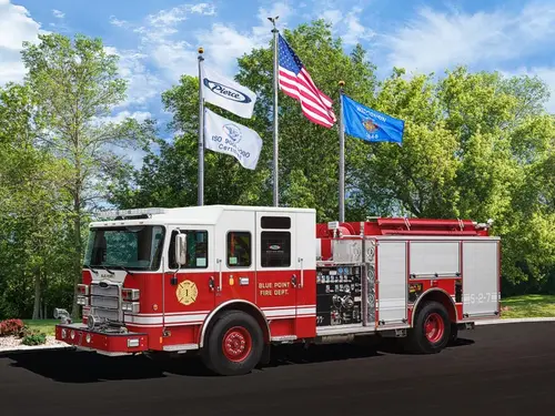 Pierce Enforcer Pumper exterior view